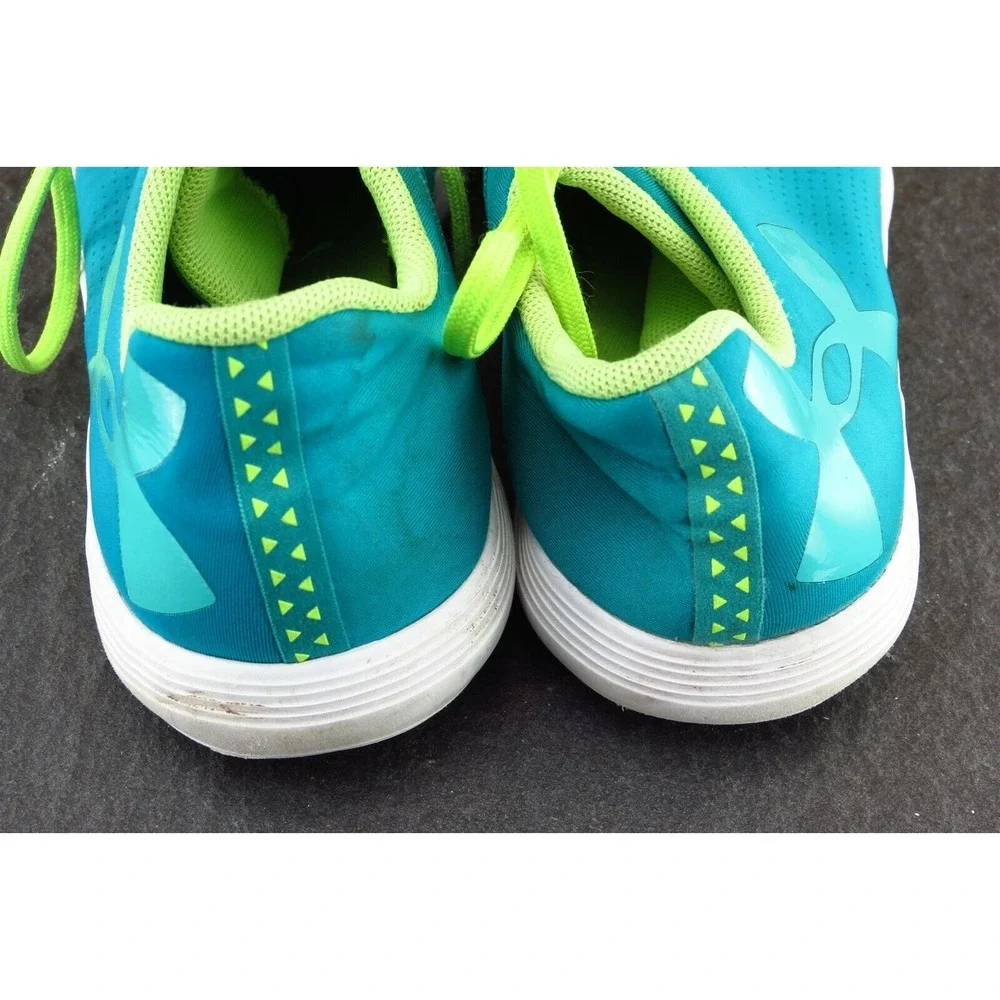 Under armour Youth Girls Shoes Size 3.5‎ M Blue Running Fabric
